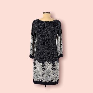 Tacera blue and white dress